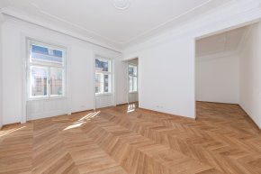Luxuriös sanierte Altbauwohnung im Börseviertel | Luxurious renovated apartment in a prime location of Vienna