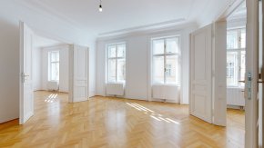 Grozgige Altbauwohnung mit Freiflche im Botschaftsviertel | Luxuriously renovated apartment in Viennas embassy district 